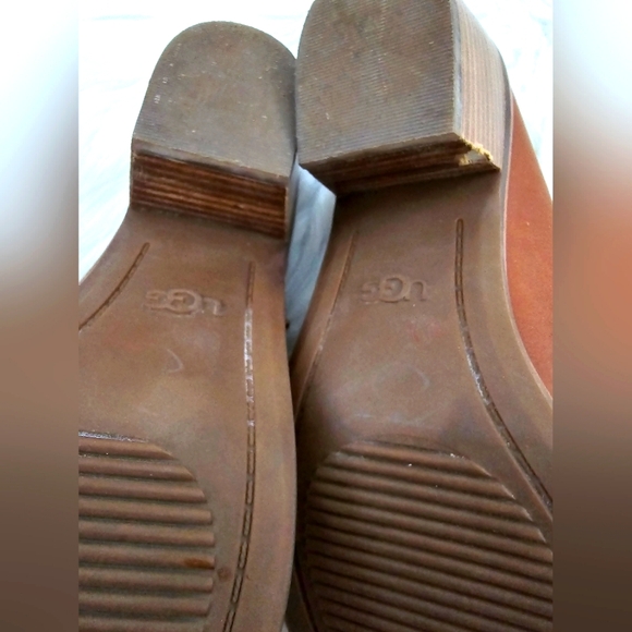 UGG Leather Clog Slip On Booties Size 10 - Picture 2 of 7